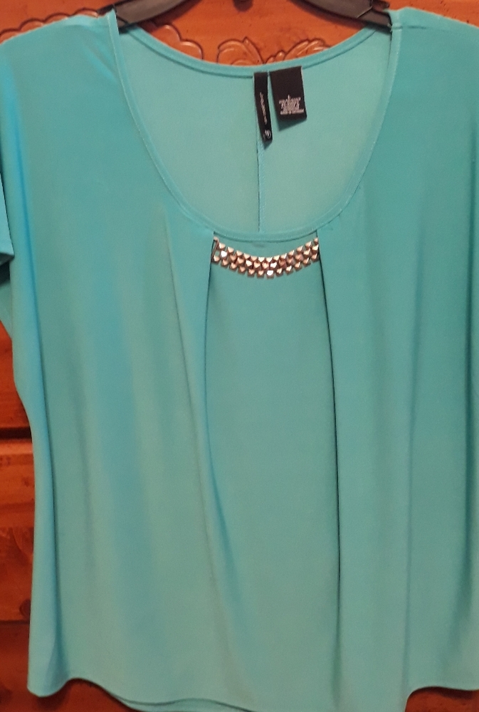 Turquoise Blouse (Large)